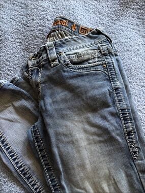 Rock Revival Women's Skinny Jeans - Light Blue Wash